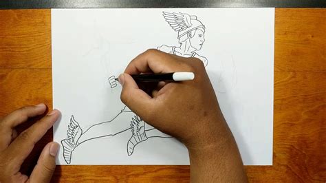 hermes boots drawing|How to draw HERMES step by step .